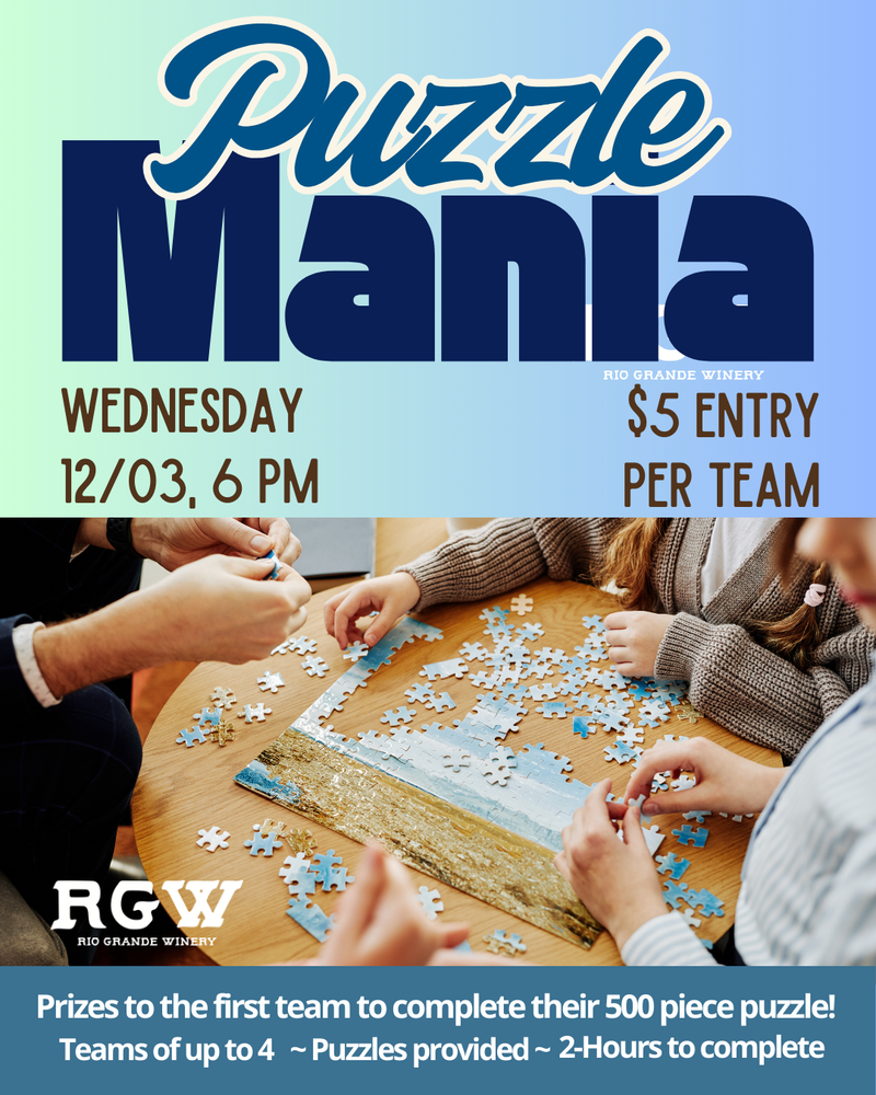 Puzzle Mania Team - Weds 12/03